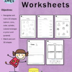 Kindergarten Math 3D Shapes Worksheets And Activities