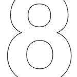 Number 8 Template Crafts And Worksheets For Preschool