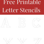 Printable 3 Inch Letter Stencils A Z