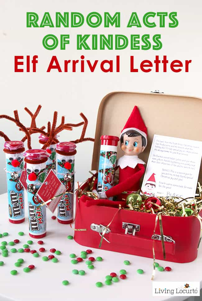 Random Acts Of Kindness Elf Arrival Letter Christmas Elf 