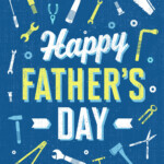 Retro Working Tools Father s Day Card Free Greetings