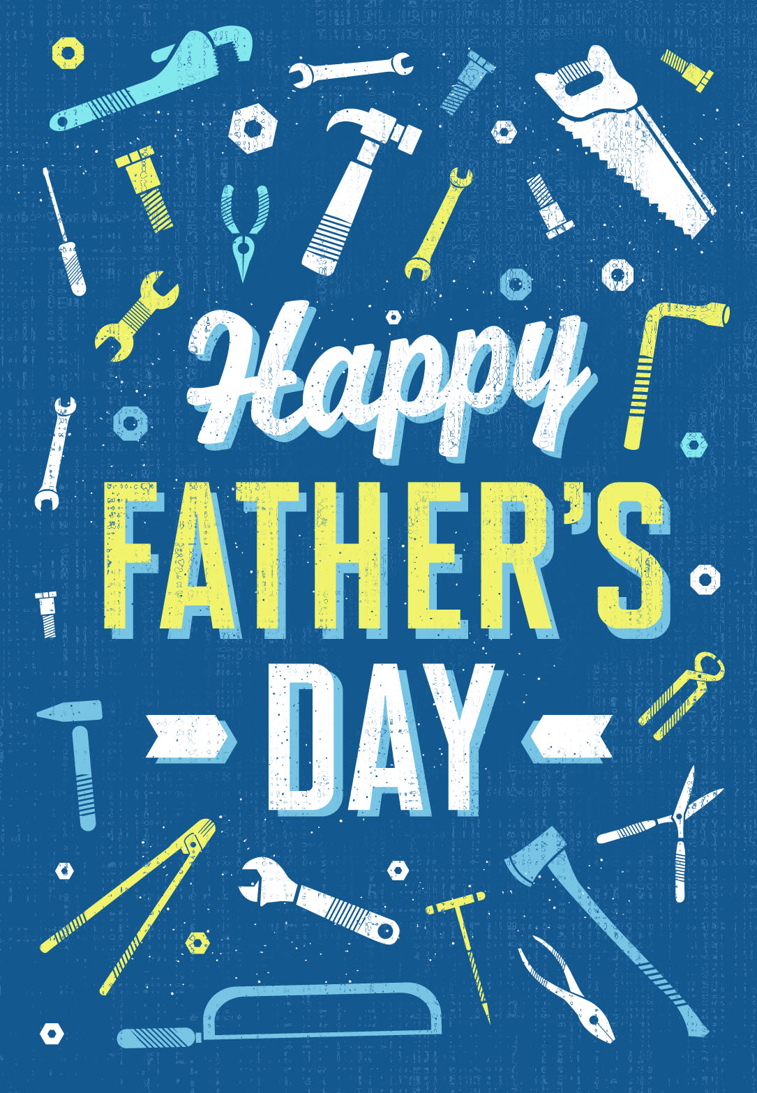 Retro Working Tools Father s Day Card Free Greetings 