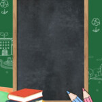 School Season Blackboard Stationery School Started In 2020