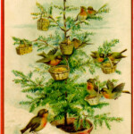 Vintage Birds Christmas Tree Image Charming The