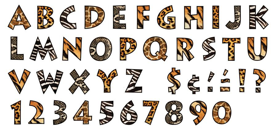 10 Safari Animal Font Images Zoo Animal Alphabet Letters