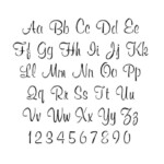 12 Font Alphabet Letter Templates Images Free Printable