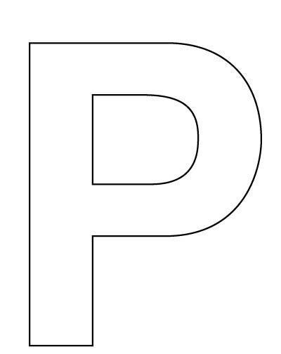 13 Best Photos Of Free Printable Letter P Large 