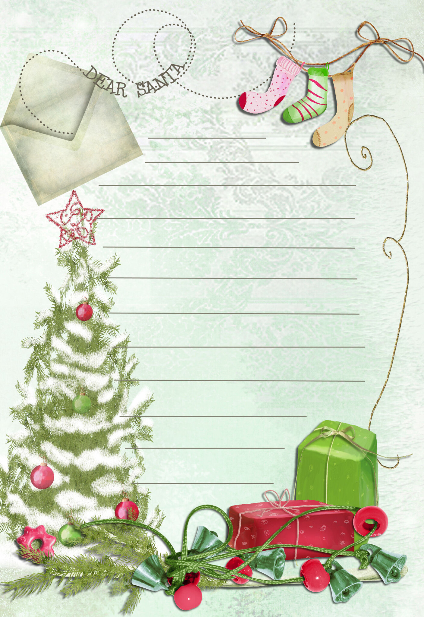 Free Printable Christmas Letter Templates