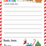 2 Dear Santa Letter Printables For Kids Of All Ages Free