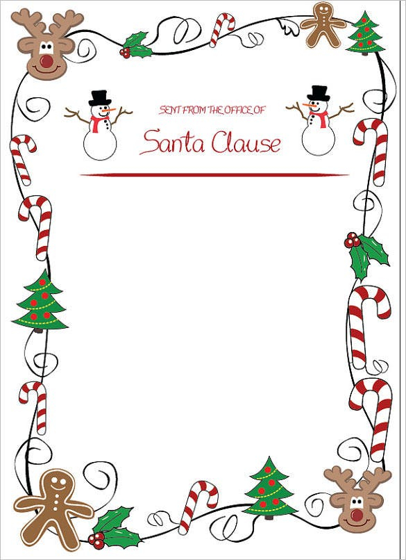 37 Christmas Letter Templates Free PSD EPS PDF Format 