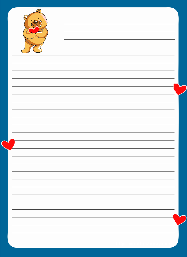 5 Best Free Printable Letter Writing Paper For Kids 