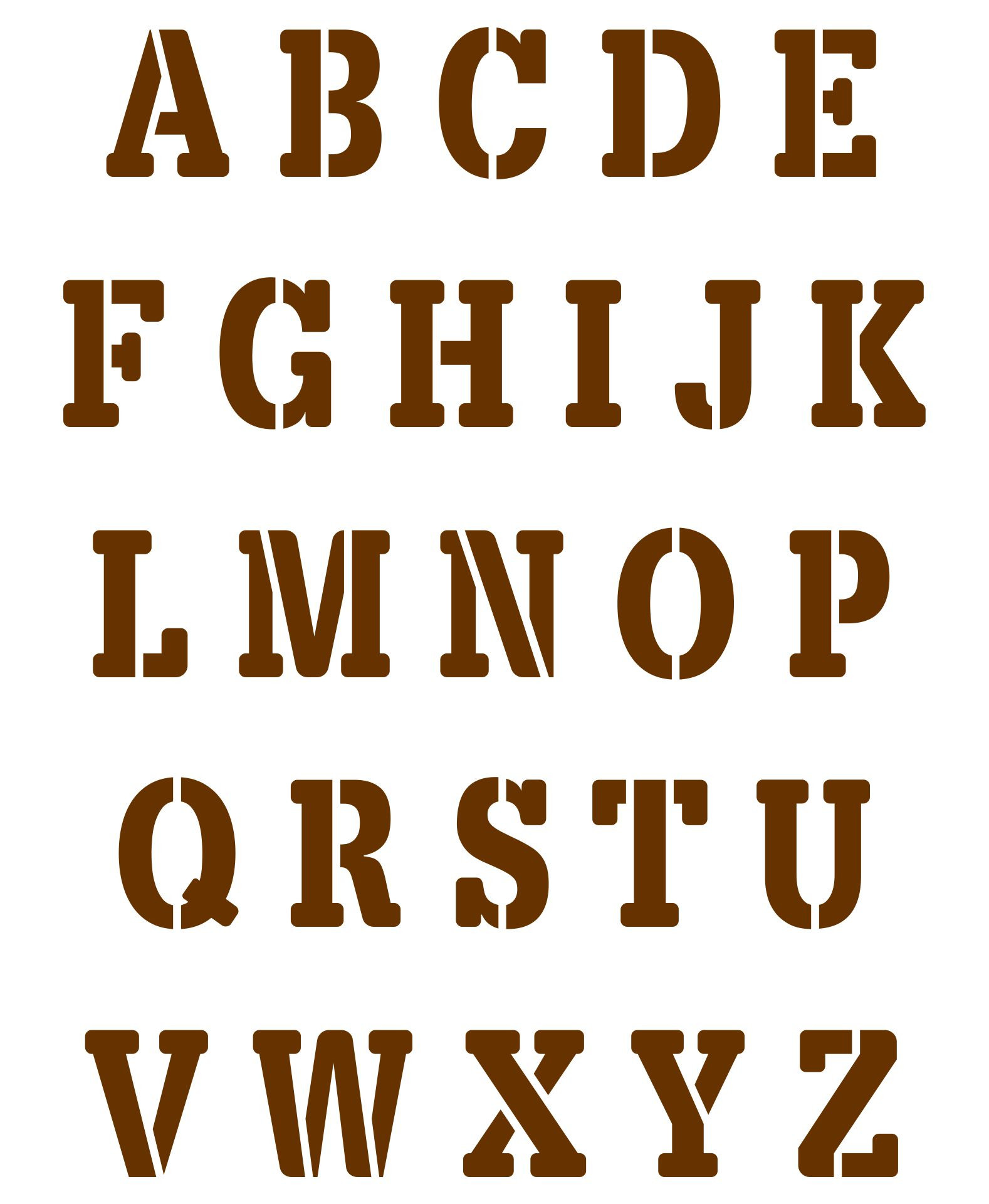 6 Best 2 Inch Alphabet Letters Printable Template 