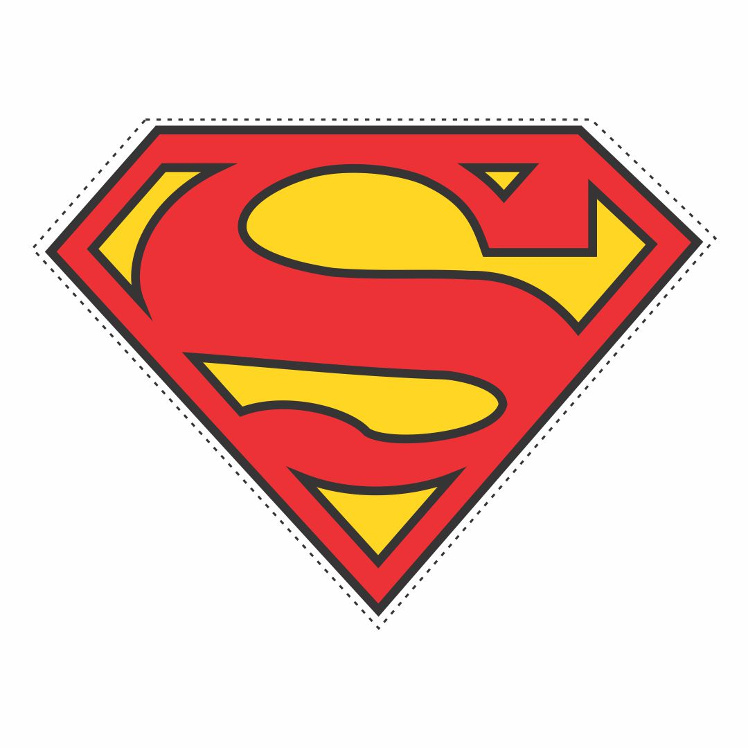 7 Best Printable Superman Logo Alphabet Printablee
