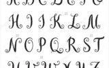 9 Fancy Alphabet Letters Free PSD EPS Format Download