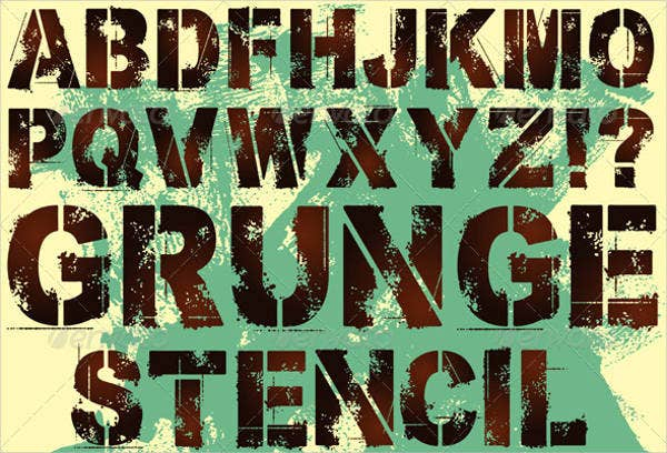 9 Printable Letter Stencils Free Sample Example