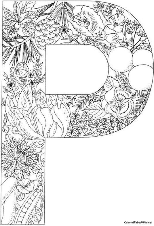 Alphabet Coloring Pages Coloring Pages For Kids 