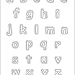 Alphabet Lower Case Letters Free Printable Templates