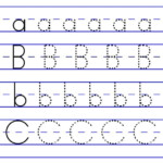 Alphabet Tracing Abc Letter Worksheets For Preschool
