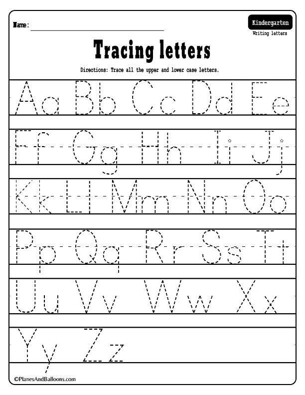 Alphabet Tracing Worksheets Perfect Alphabet Activities 