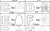 Alphabet Worksheets Best Coloring Pages For Kids