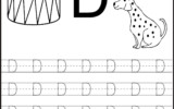 Alphabet Worksheets Preschool Tracing Printable Coloring