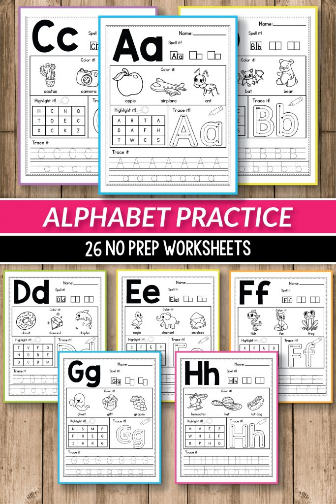 Alphabet Worksheets Primary Of Alphabet Printable