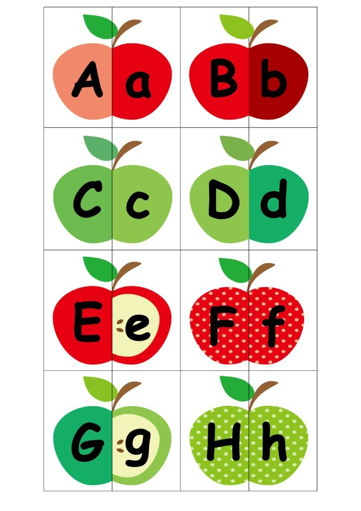 Apple Uppercase Lowercase Letters Matching Download 