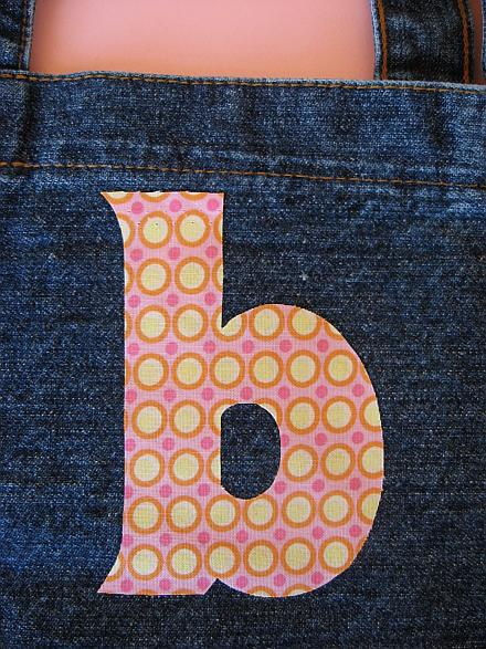 Applique Monogram Letters With FREE Printable Letters 