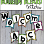Bulletin Board Letters Free Printable In 2020 Bulletin