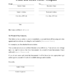 Cease And Desist Letter Template Download Printable PDF