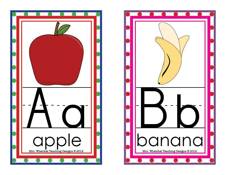 Classroom Alphabet Display Alphabet Flashcards Alphabet 