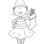 Collection Of Elf PNG Black And White PlusPNG