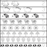 Count Trace Kindergarten Math Lesson Plans Numbers