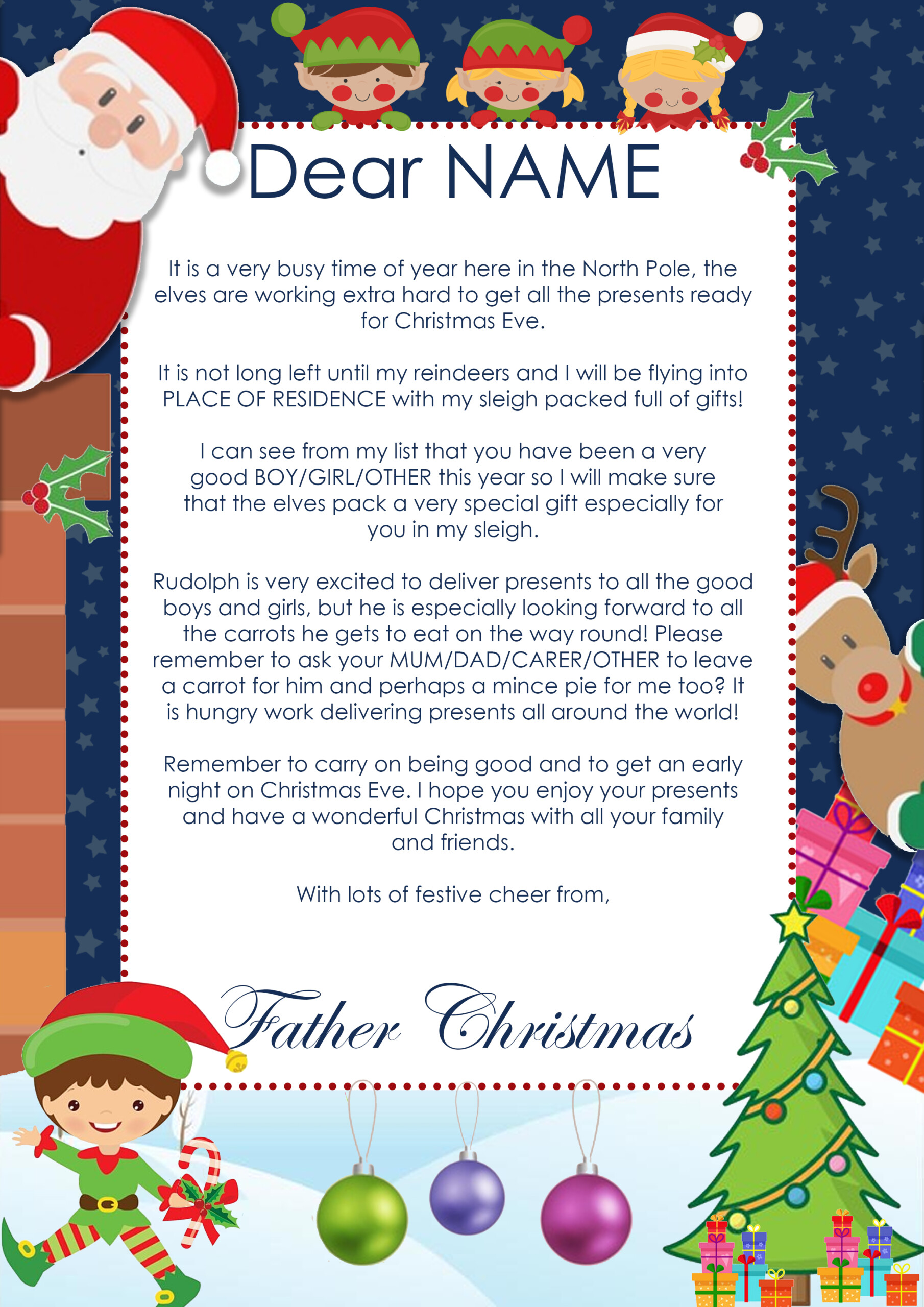 Create A Personalised Christmas Letter From Santa 