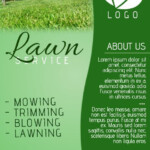 Create Amazing Lawn Care Flyers By Customizing Our Easy To