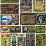 CURRENCY Digital Printable Collage Sheet Old Money