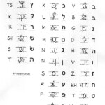 Cursive Yiddish Alphabet AlphabetWorksheetsFree