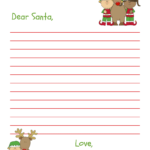 Dear Santa Letter Free Printable For Kids And Grandkids