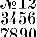 Download Your Free Number Stencil Here Save Time And
