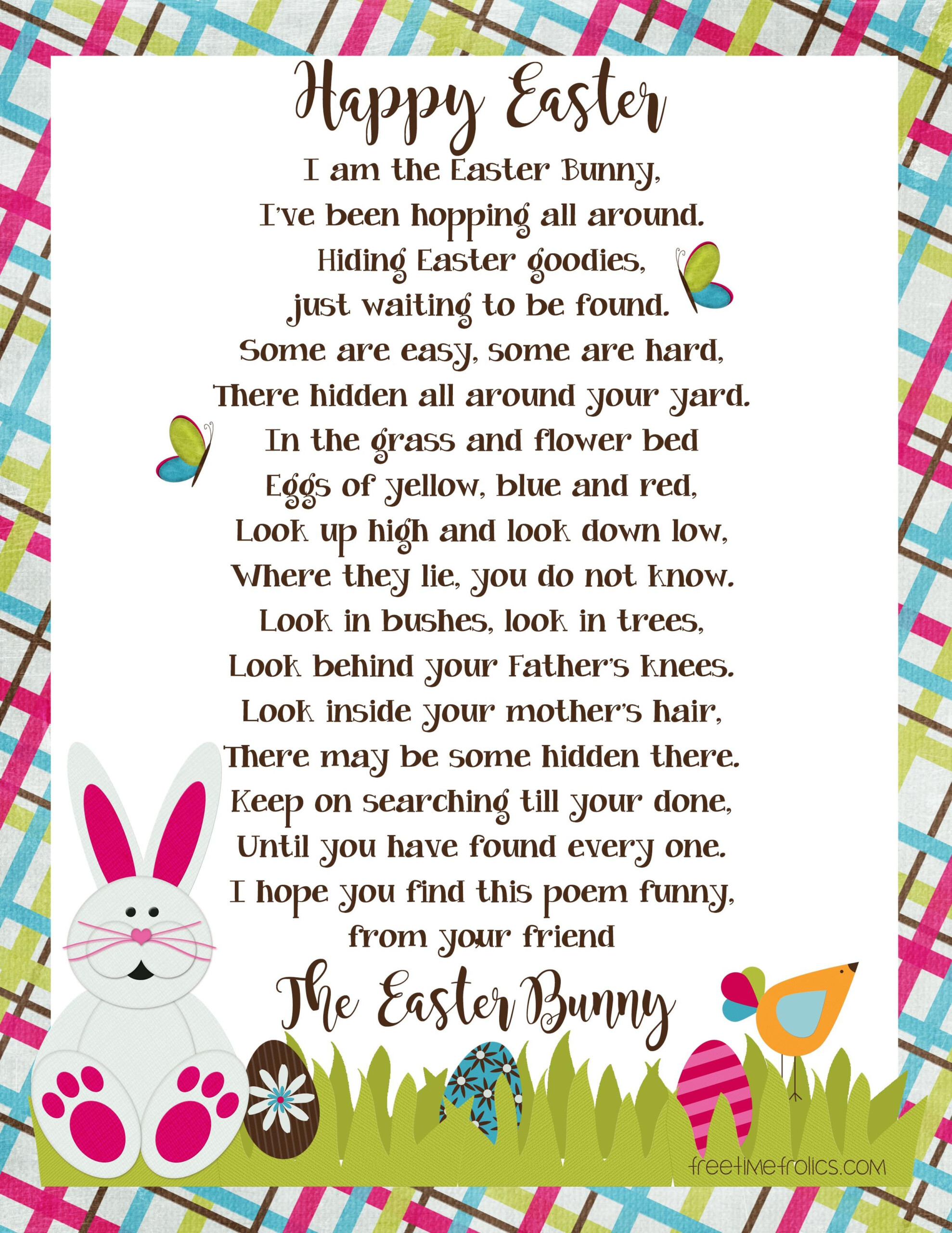 Easter Bunny Letter Image Easter Bunny Template Bunny 