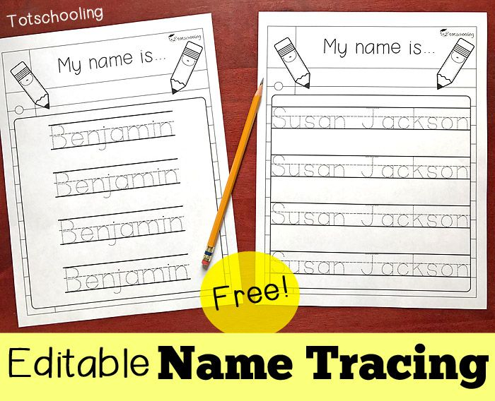 Editable Name Tracing Sheet Name Tracing Worksheets 