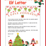 Elf On The Shelf Arrival Letter