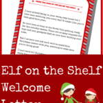 Elf On The Shelf Welcome Letter A Grande Life