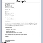 Employment Verification Letter Free Printable Documents