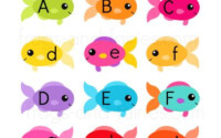 Fish Fishbowls Upper And Lower Case Letter Match Frogs