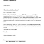 FREE 14 Sample Donation Letter Templates In MS Word PDF