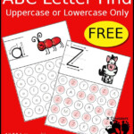Free ABC Letter Find Uppercase Or Lowercase Printable 52