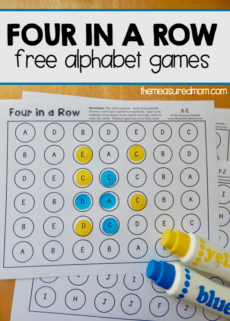 Letter Recognition Games Printable