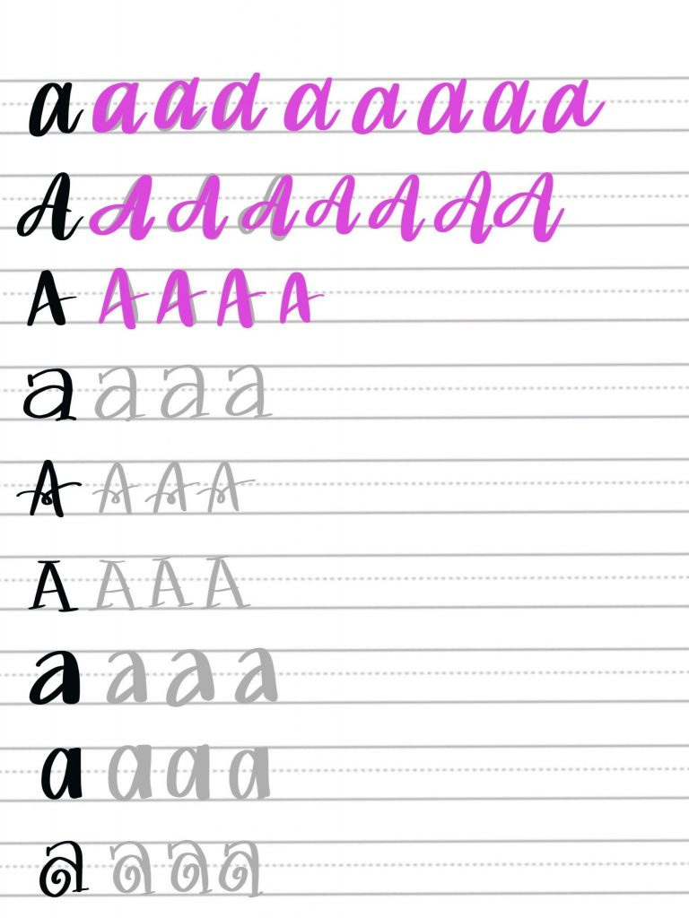 Free Calligraphy Worksheets For Free Download Free 