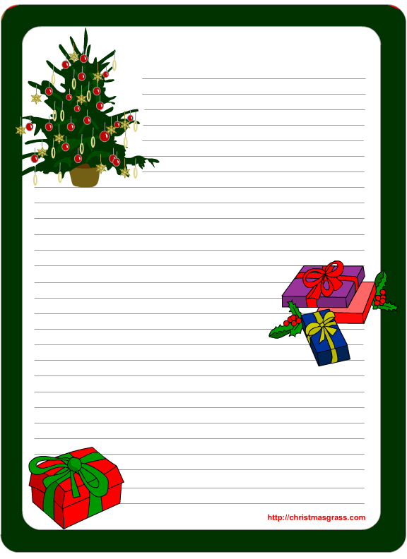 Free Printable Christmas Letter Templates TracingLettersWorksheets